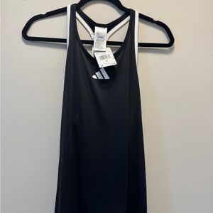 Adidas Black and White Athletic Tank